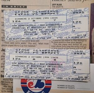 Montreal Expos 1994 Memorabilia